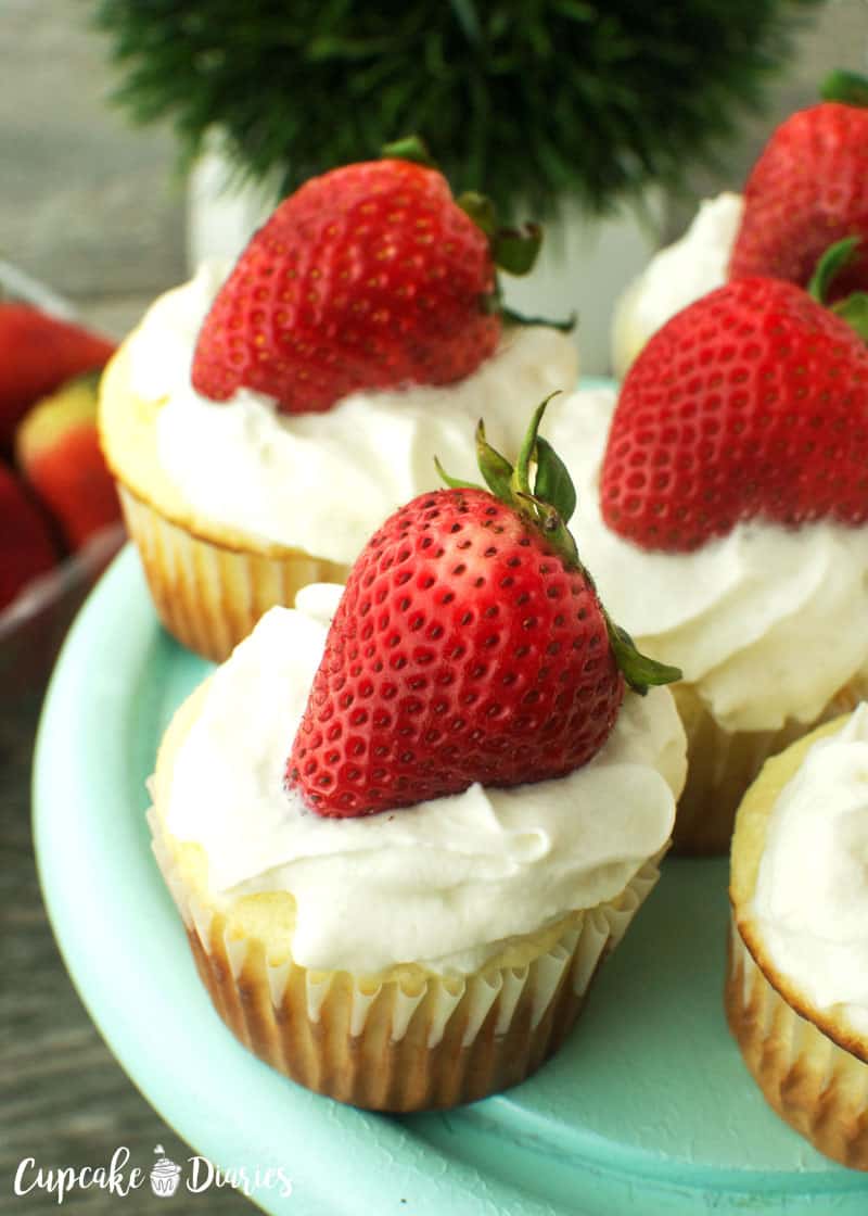 Strawberry Shortcake Cupcakes