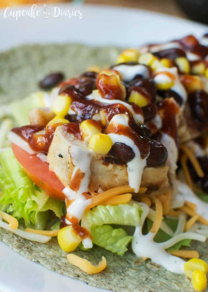 BBQ Chicken Wraps