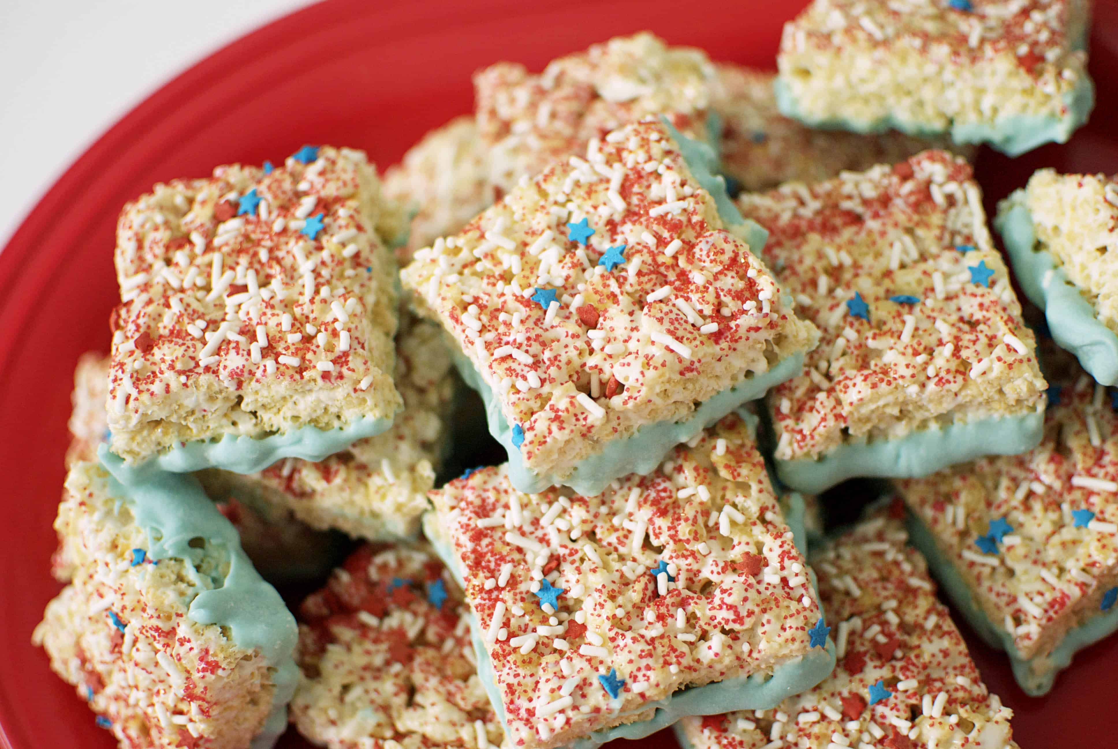 Fourth of July Krispy Treats