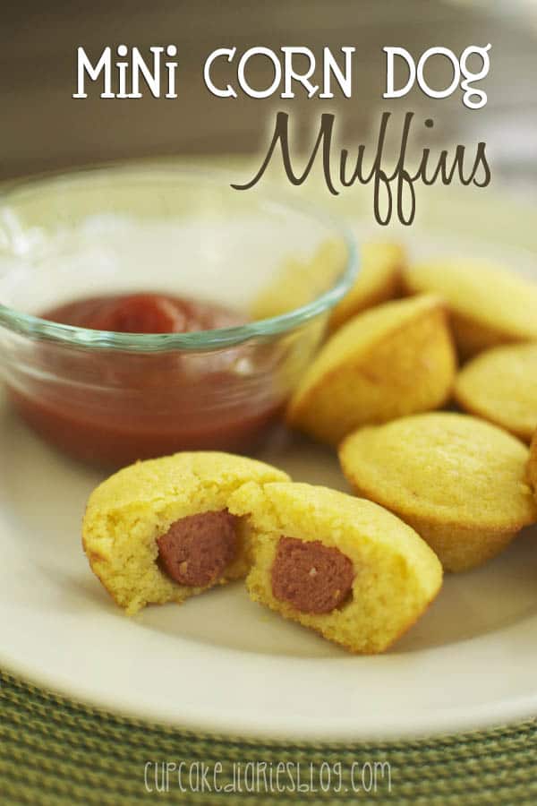 Mini Corn Dog Muffins - Cupcake Diaries