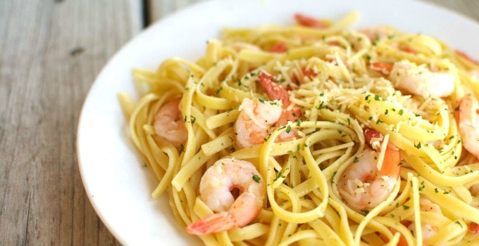 Easy Shrimp Scampi - Cupcake Diaries