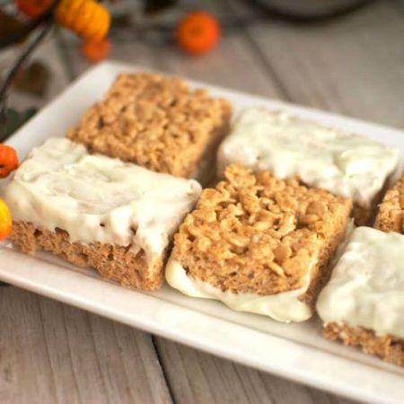 Pumpkin Spice Krispy Treats - Cupcake Diaries