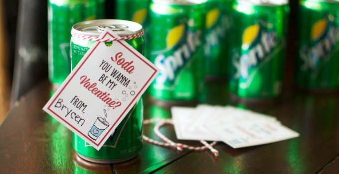 Printable Christmas Soda Tags - Neighbor Gift Blog Hop - Our