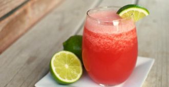 Cherry Limeade Cooler - A refreshing summer beverage with the perfect combination of sweet and tangy. Perfect for a hot day! #PourMoreFun #ad