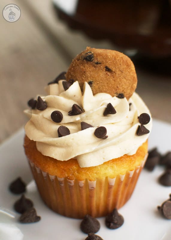 Chocolate Chip Cookie Dough Cupcakes