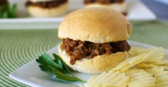 Sloppy Joe Sliders - Perfect little sloppy joe sandwiches for the kiddos!