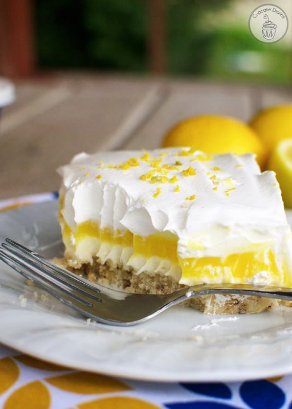 Lemon Lush Dessert - Cupcake Diaries