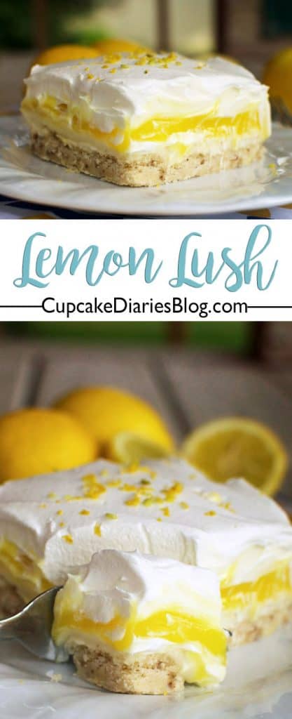 Lemon Lush Dessert - Cupcake Diaries