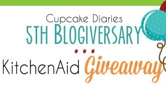 Cupcake Diaries 5th Blogiversary KitchenAid Giveaway