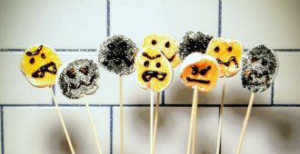 Monster Marshmallow Lollipops