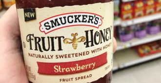 Smucker's Fruit and Honey Strawberry Fruit Spread