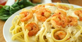 Shrimp Fettuccine Alfredo