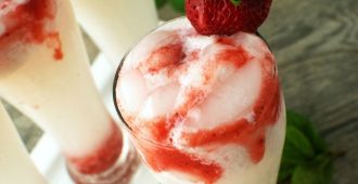 Strawberries and Cream Sodas