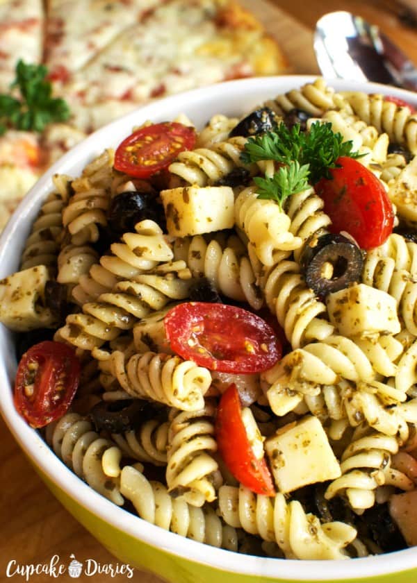 The Best Pizza Pasta Salad