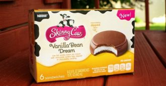 Skinny Cow Chocolatey Dipped Ice Cream Sandwiches