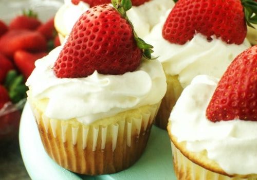 Strawberry Shortcake Cupcakes