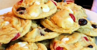 Chunky White Chocolate and M&M's Ghostbusters Cookies