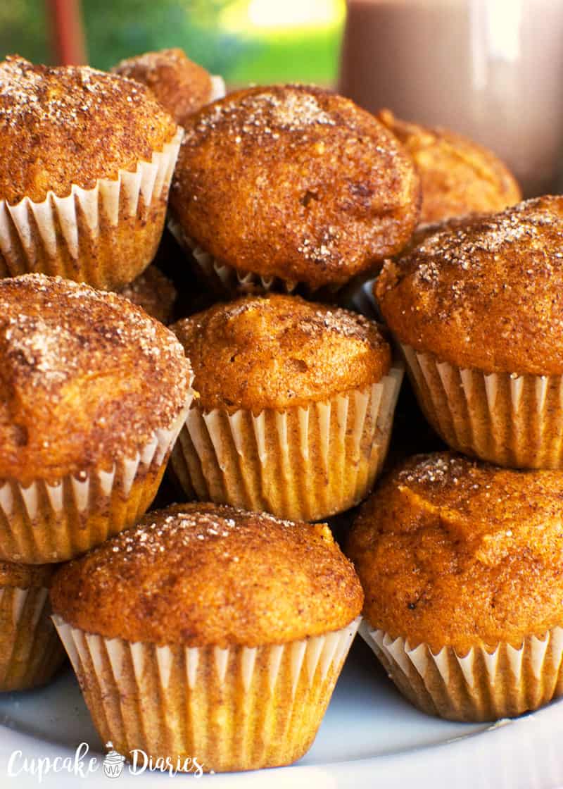 Pumpkin Mini Muffins - Cupcake Diaries