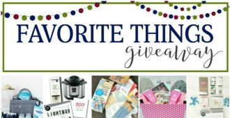 My Favorite Things Giveaway