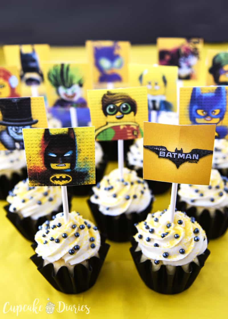 Batman Logo Bruce Wayne Edible Cupcake Topper Images ABPID01642 – A Birthday  Place