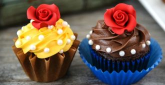 Beauty and the Beast Cupcakes