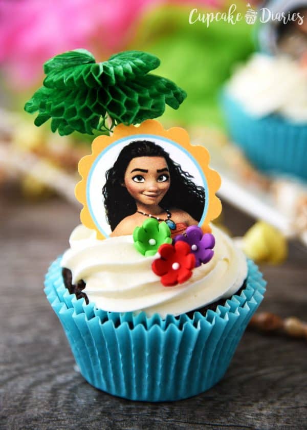 Moana Cupcakes - Cupcake Diaries