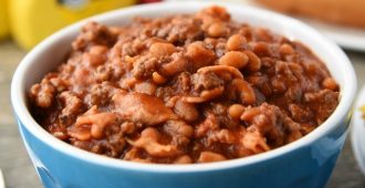 Baked Beans - This hearty side dish is perfect for picnics and BBQ's!