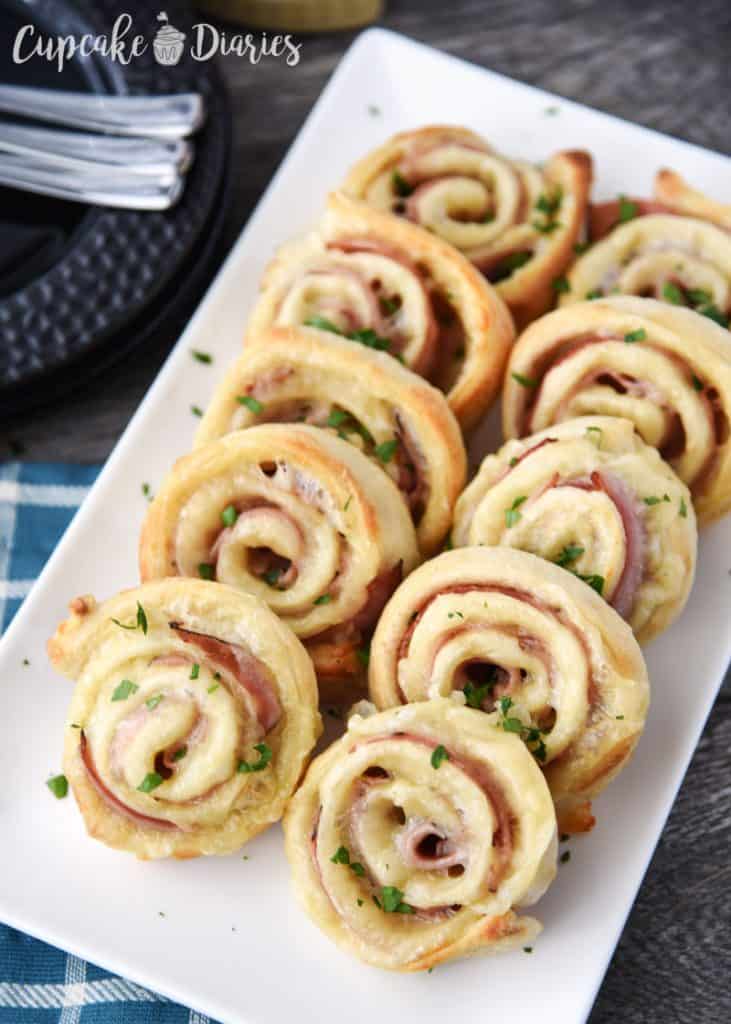 Easy Ham And Cheese Pinwheels Cupcake Diaries