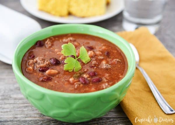 The Best Homemade Chili Recipe - Cupcake Diaries