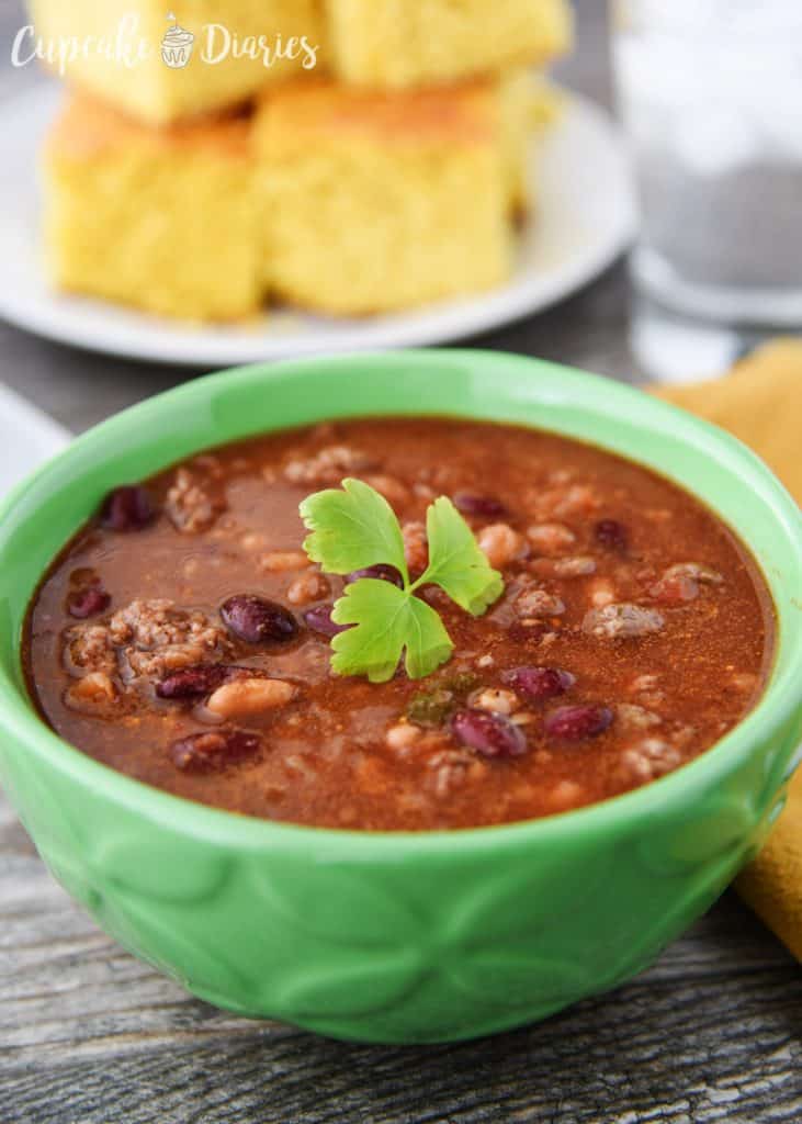 The Best Homemade Chili Recipe - Cupcake Diaries