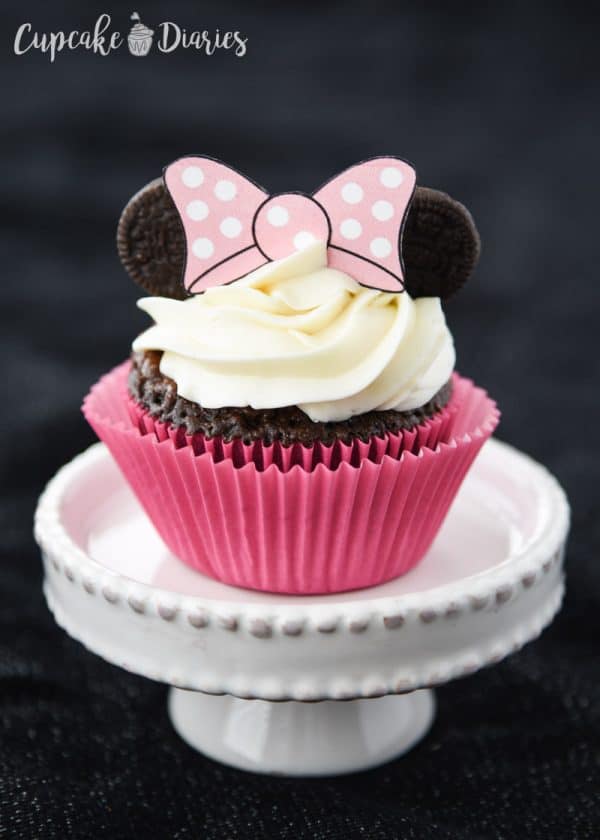 Mickey and Minnie Cupcakes - Cupcake Diaries