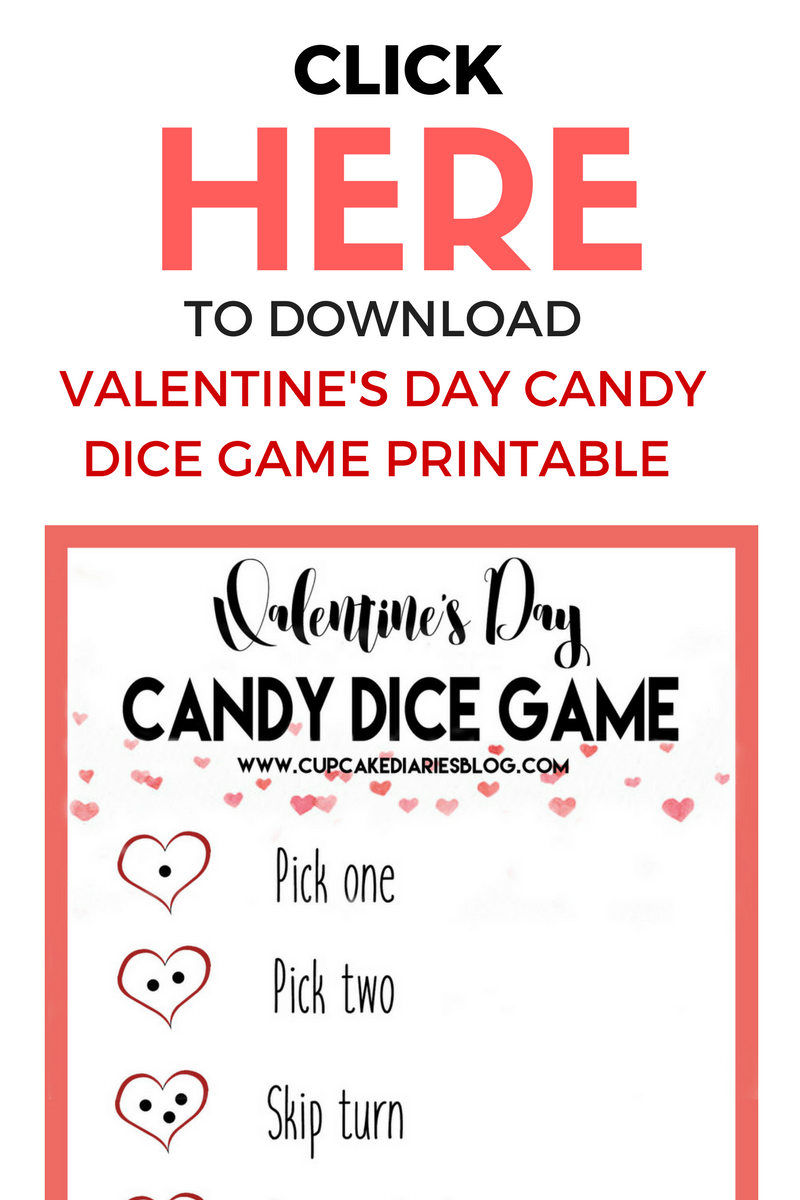 Valentine s Day Candy Dice Game