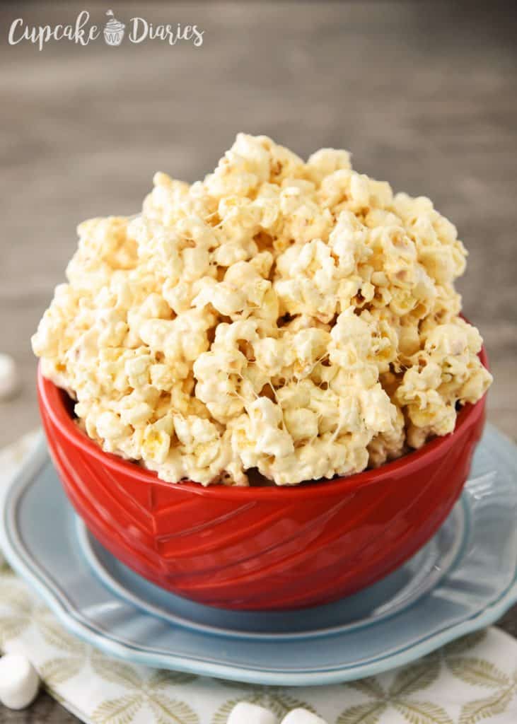 The Best Caramel Popcorn Ever - Cupcake Diaries