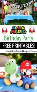 Super Mario Bros. Birthday Party with Free Printables