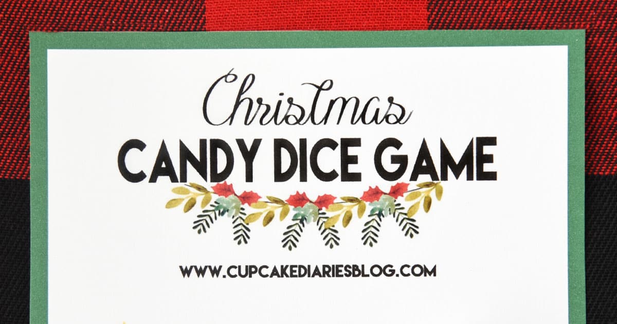 DICE GAME, Holiday Dice Game, Christmas Dice Game