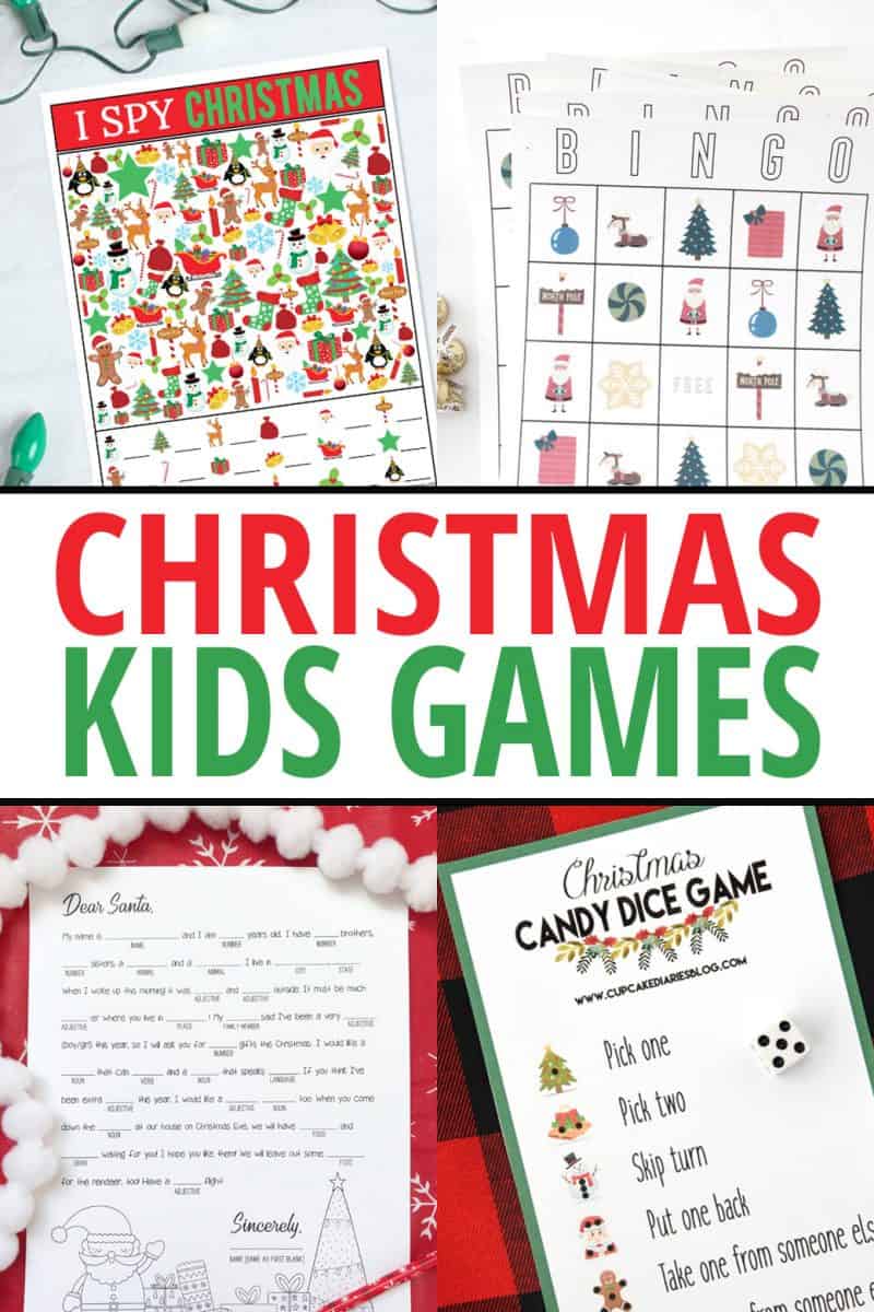 christmas candy dice game printable game for kids