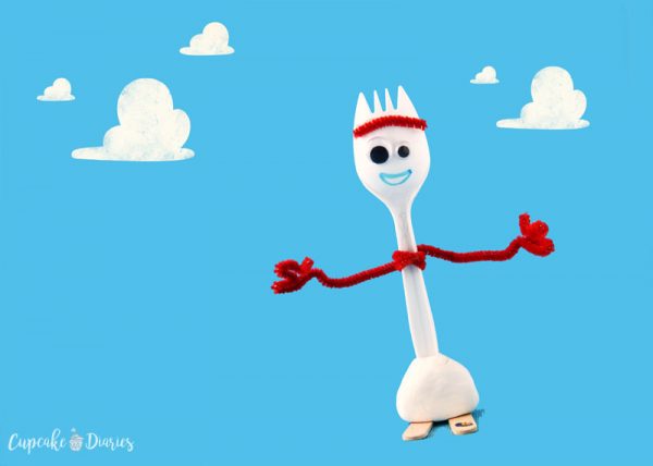 How to Make Forky from Toy Story 4 - Cupcake Diaries