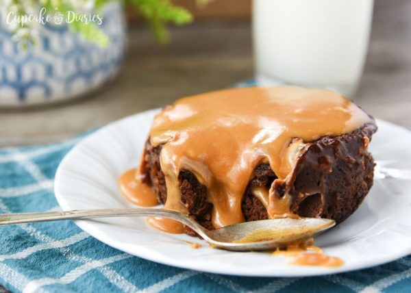 The Best Chocolate Peanut Butter Cake for One - Cupcake Diaries