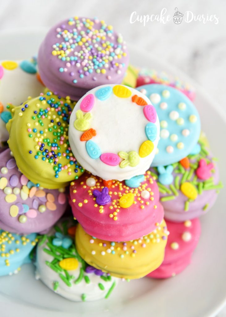 Easter Dipped Oreos - Cupcake Diaries